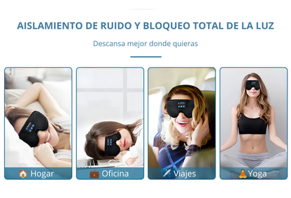 Mascara de sueño 3 en 1